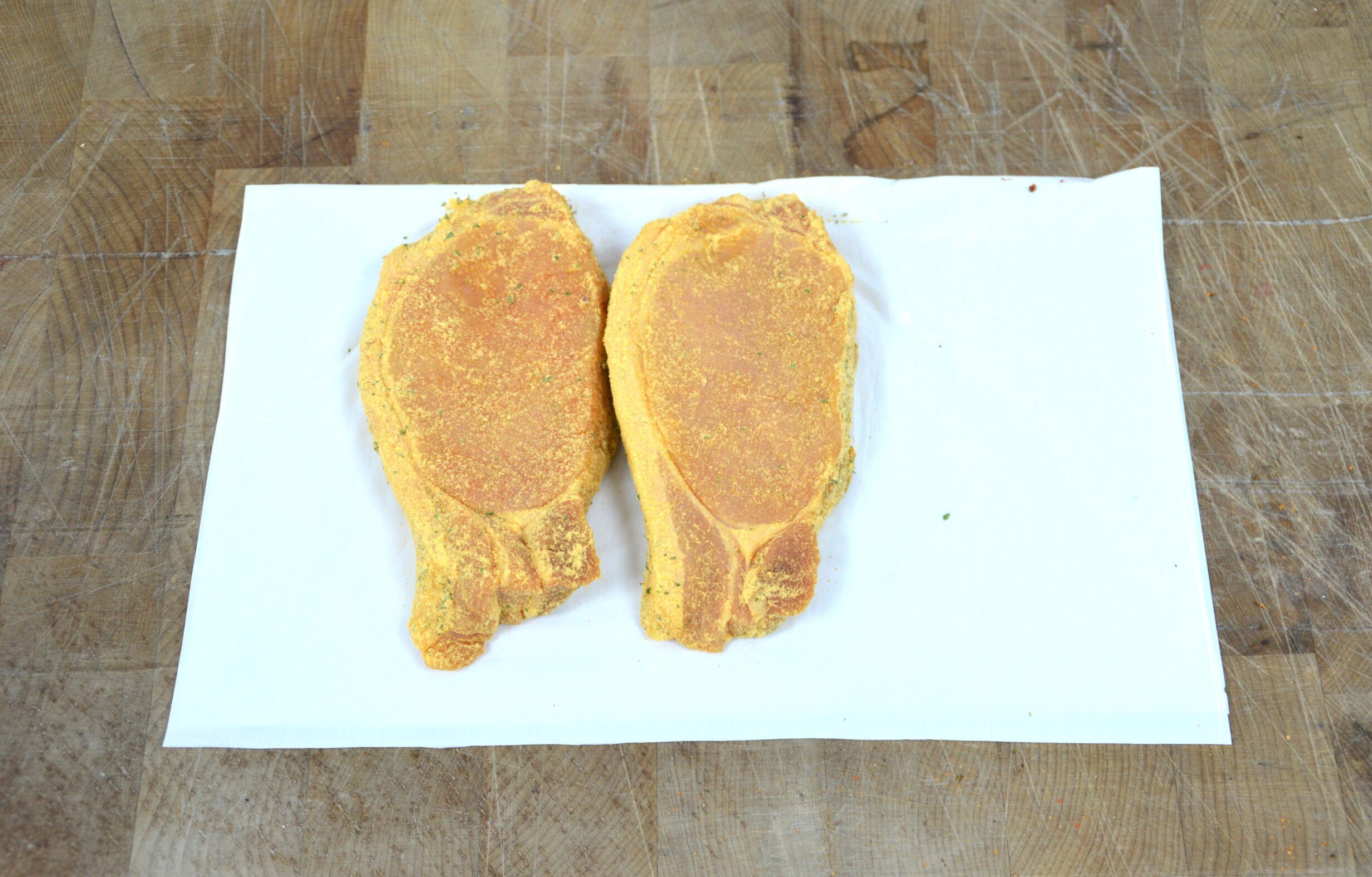 Garlic Pork Loin Chops